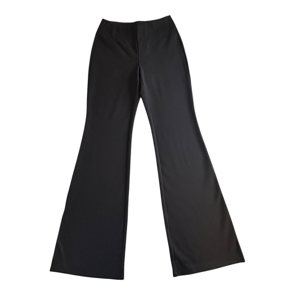 HALARA WOMENS‎ SMALL TALL BLACK PULL ON WIDE LEG PANTS